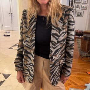 Women's Zebra Print Jacket